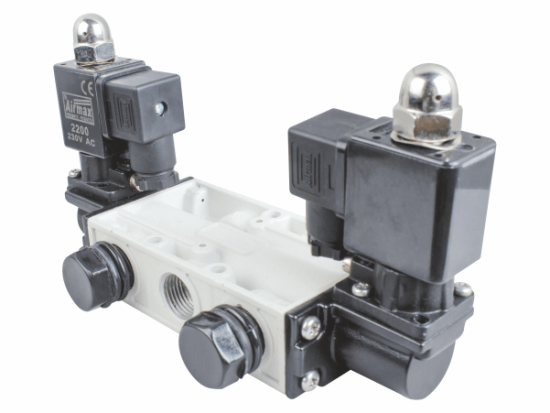 The best 5/3 Way 3 Position Double Solenoid Valve manufactured by Airmax Pneumatic