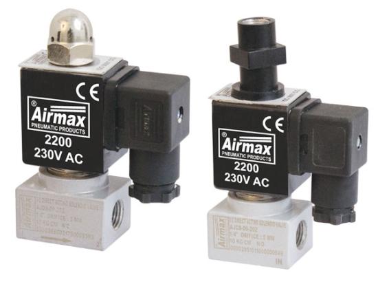 3/2 Way Direct Acting Solenoid Valve Manufacturer by Airmax Pneumatic