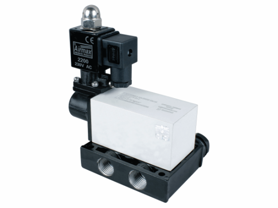 Airmax Pneumatic is best manufacturer of 5/2 Way Poppet Type Single Solenoid Valve in India